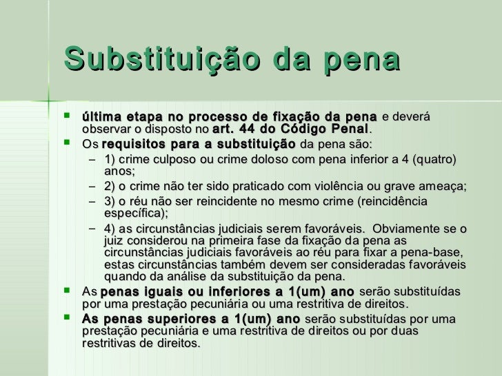 Causas De Aumento E Diminuição De Pena