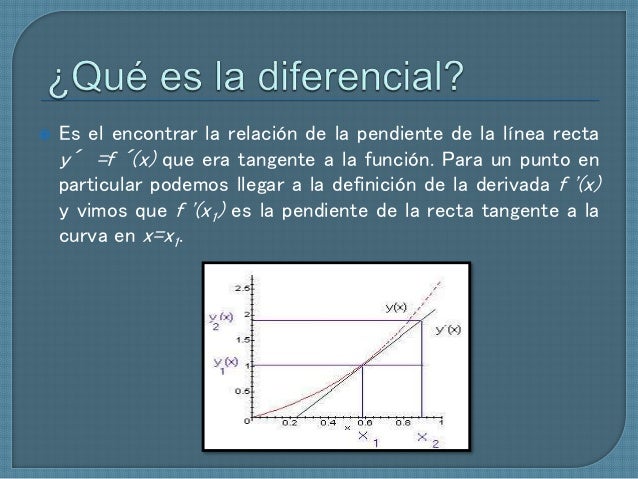 Calculo de diferenciales