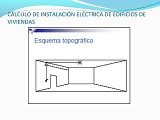 CÁLCULO DE INSTALACIÓN ELÉCTRICA DE EDIFICIOS DE
VIVIENDAS
 