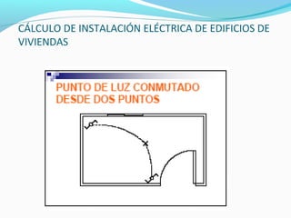 CÁLCULO DE INSTALACIÓN ELÉCTRICA DE EDIFICIOS DE
VIVIENDAS
 