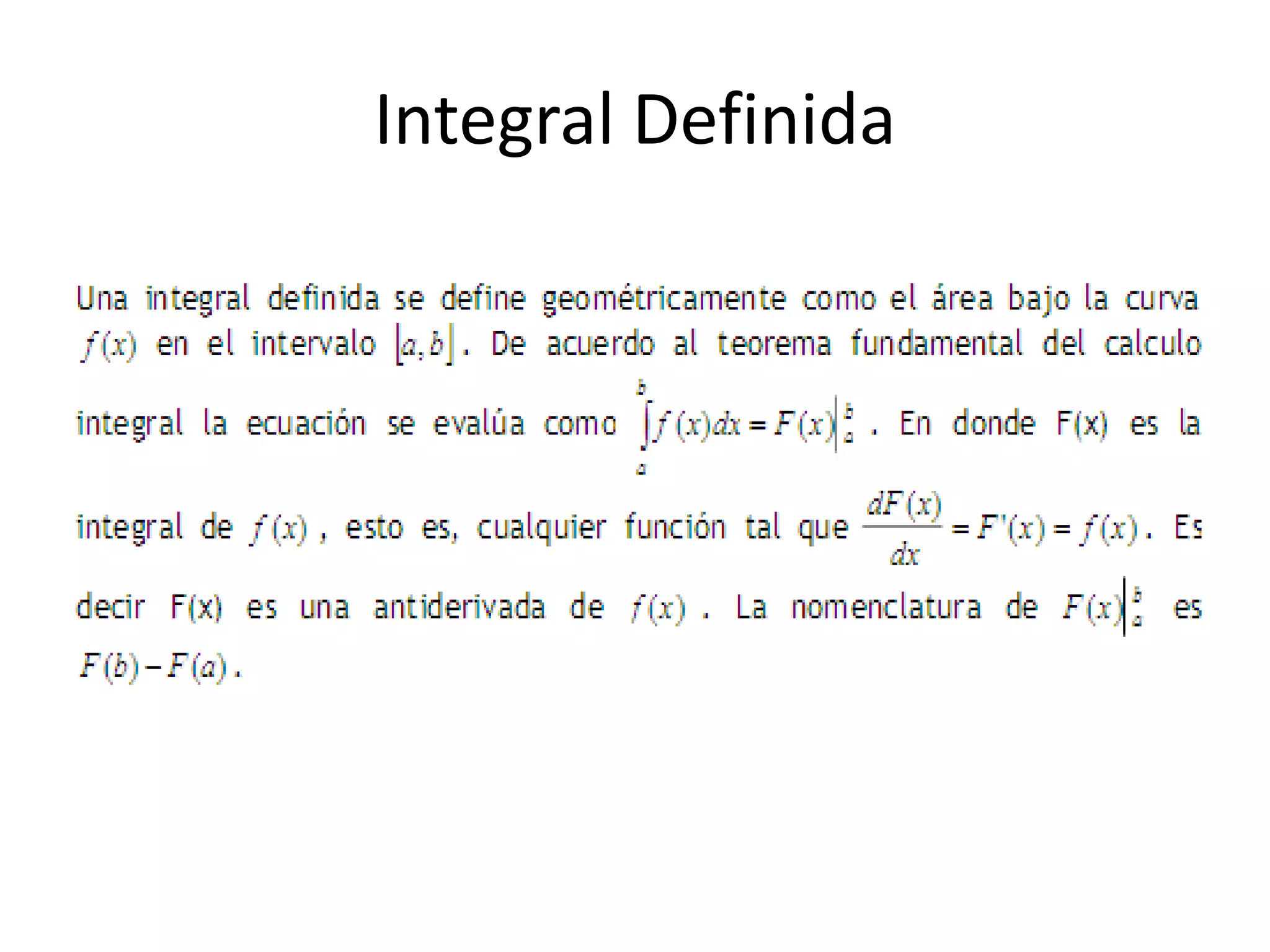 Calculo de integrales definidas | PPT