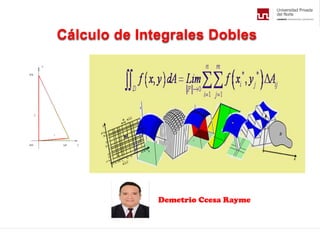 Cálculo de Integrales Dobles
Demetrio Ccesa Rayme
 