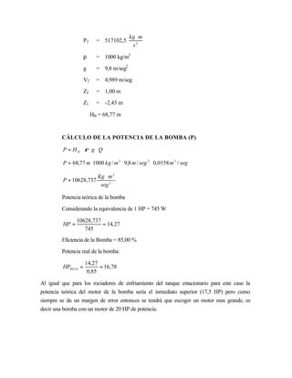 Calculo De La Potencia De Una Bomba PDF calculo-de-la-potencia-de-una-bomba-pdf
