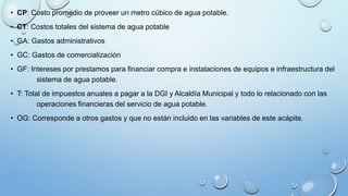 CALCULO DE LA TARIFA.pptx