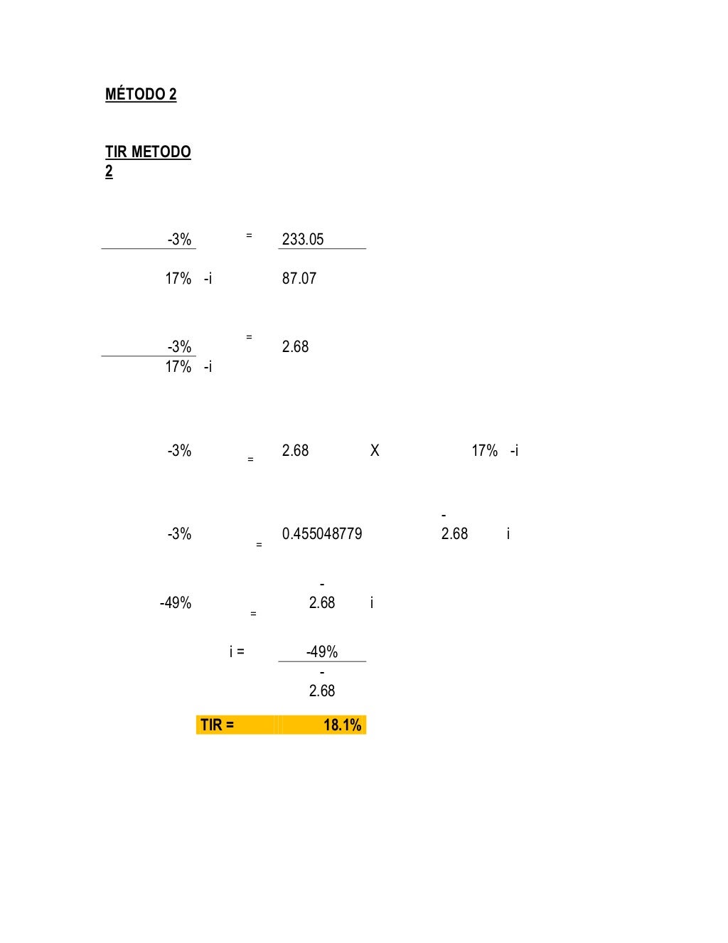 C mo Calcular La TIR