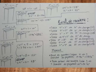 Cálculo de madera