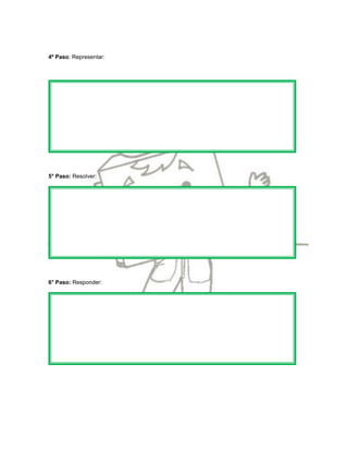 4º Paso: Representar:




5° Paso: Resolver:




6° Paso: Responder:
 