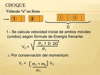 Calculo de velocidad en accidentes | PPTX