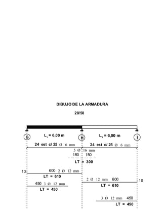 CALCULO DE VIGA DE HORMIGÓN ARMADO