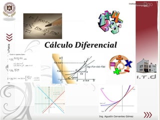 Cálculo DiferencialCálculo Diferencial
Ing. Agustín Cervantes Gómez
 