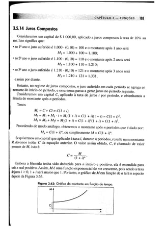 Calculo funçoes de uma e varias variaveis