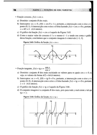 Calculo funçoes de uma e varias variaveis