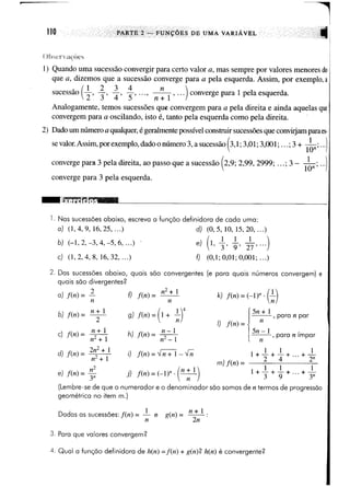 Calculo funçoes de uma e varias variaveis