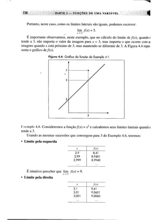 Calculo funçoes de uma e varias variaveis