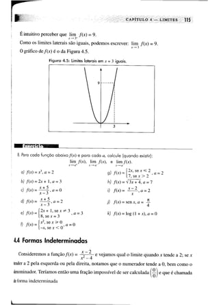 Calculo funçoes de uma e varias variaveis