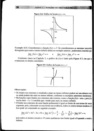 Calculo funçoes de uma e varias variaveis