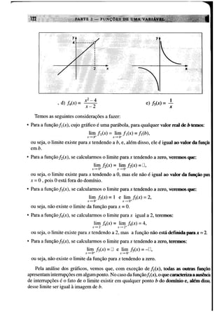 Calculo funçoes de uma e varias variaveis