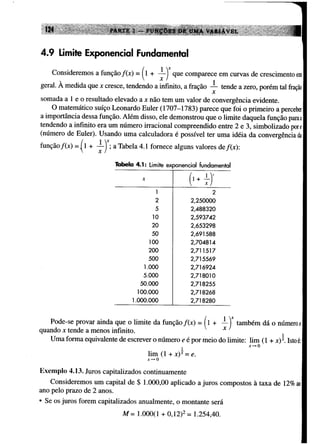 Calculo funçoes de uma e varias variaveis