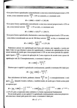 Calculo funçoes de uma e varias variaveis