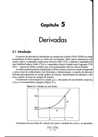 Calculo funçoes de uma e varias variaveis
