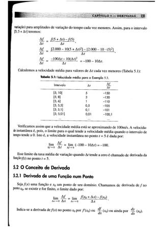 Calculo funçoes de uma e varias variaveis