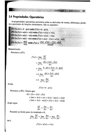 Calculo funçoes de uma e varias variaveis