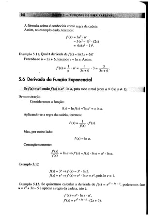 Calculo funçoes de uma e varias variaveis