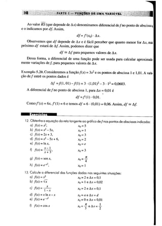 Calculo funçoes de uma e varias variaveis