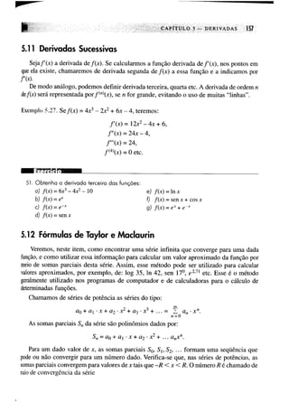 Calculo funçoes de uma e varias variaveis