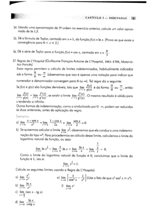 Calculo funçoes de uma e varias variaveis