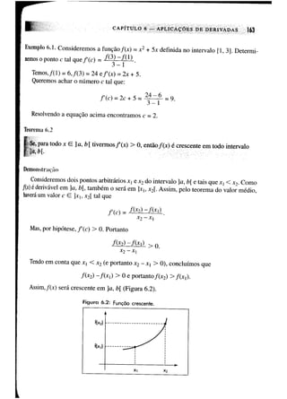 Calculo funçoes de uma e varias variaveis