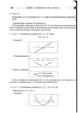 Calculo funçoes de uma e varias variaveis