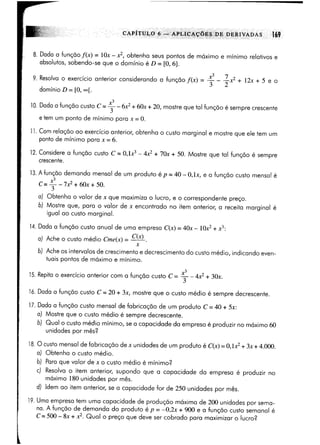 Calculo funçoes de uma e varias variaveis