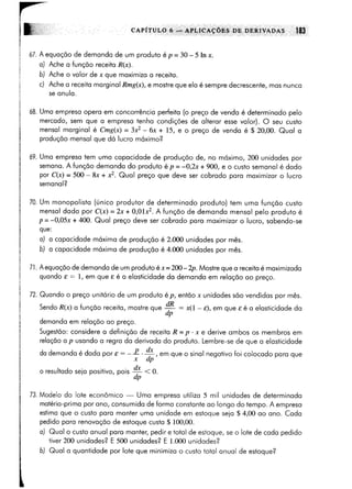 Calculo funçoes de uma e varias variaveis