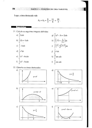 Calculo funçoes de uma e varias variaveis