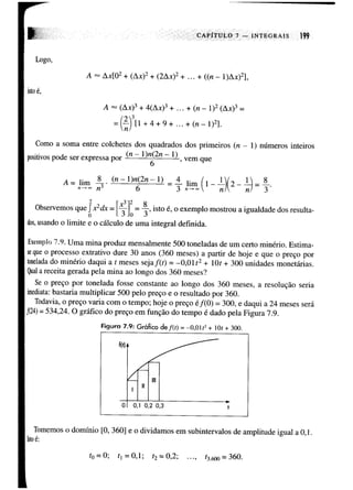 Calculo funçoes de uma e varias variaveis