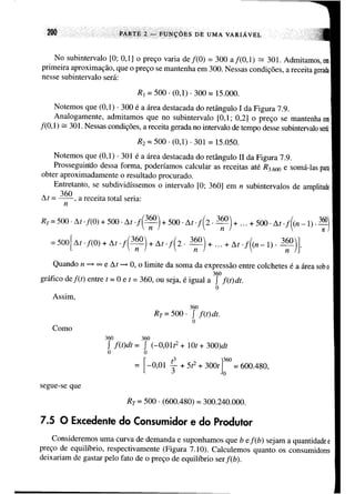 Calculo funçoes de uma e varias variaveis