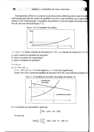 Calculo funçoes de uma e varias variaveis