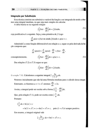 Calculo funçoes de uma e varias variaveis
