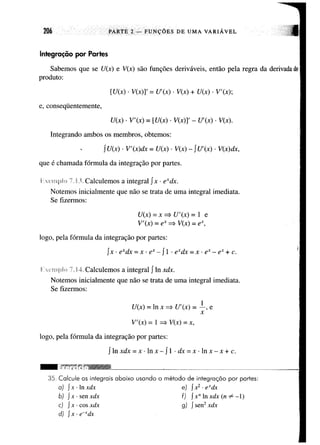 Calculo funçoes de uma e varias variaveis