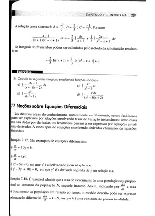 Calculo funçoes de uma e varias variaveis