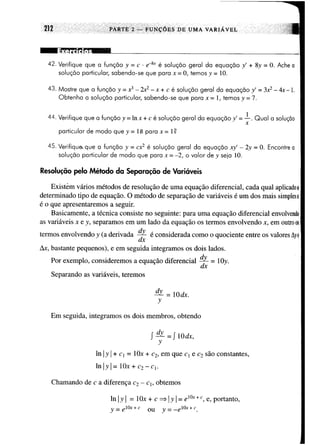 Calculo funçoes de uma e varias variaveis