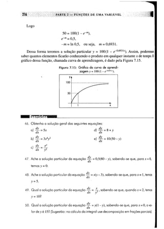 Calculo funçoes de uma e varias variaveis