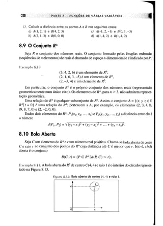 Calculo funçoes de uma e varias variaveis