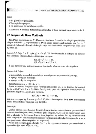 Calculo funçoes de uma e varias variaveis