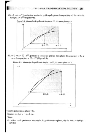Calculo funçoes de uma e varias variaveis