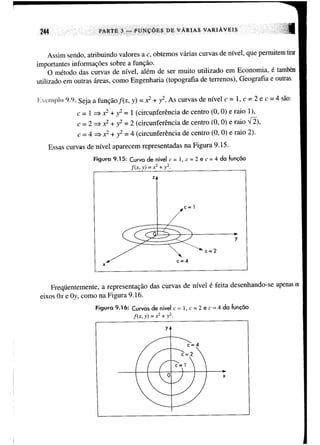 Calculo funçoes de uma e varias variaveis