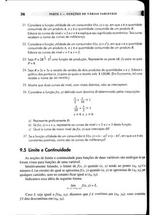 Calculo funçoes de uma e varias variaveis