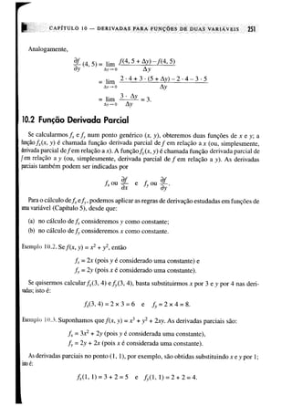 Calculo funçoes de uma e varias variaveis