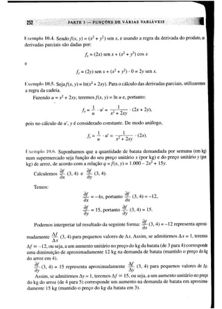 Calculo funçoes de uma e varias variaveis